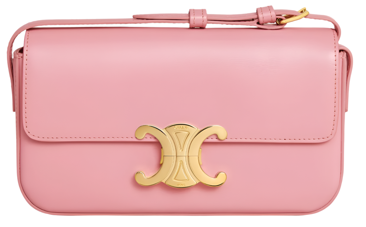 Celine Shoulder Bag Claude In Natural Calfskin "Pink"