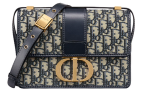 Dior 30 Montaigne bag Oblique Jacquard "Blue" 1