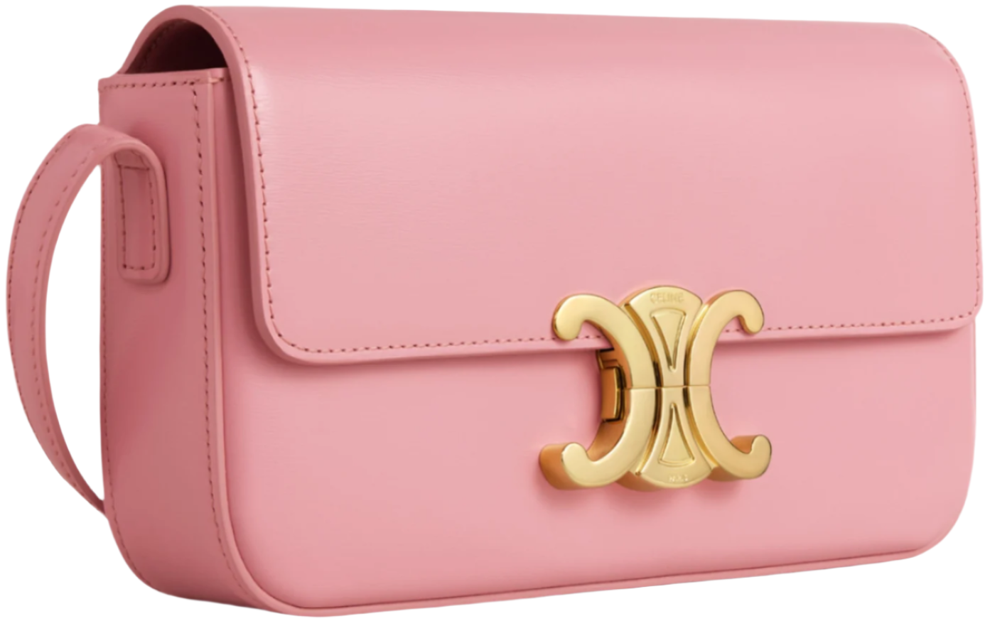 Celine Shoulder Bag Claude In Natural Calfskin "Pink"