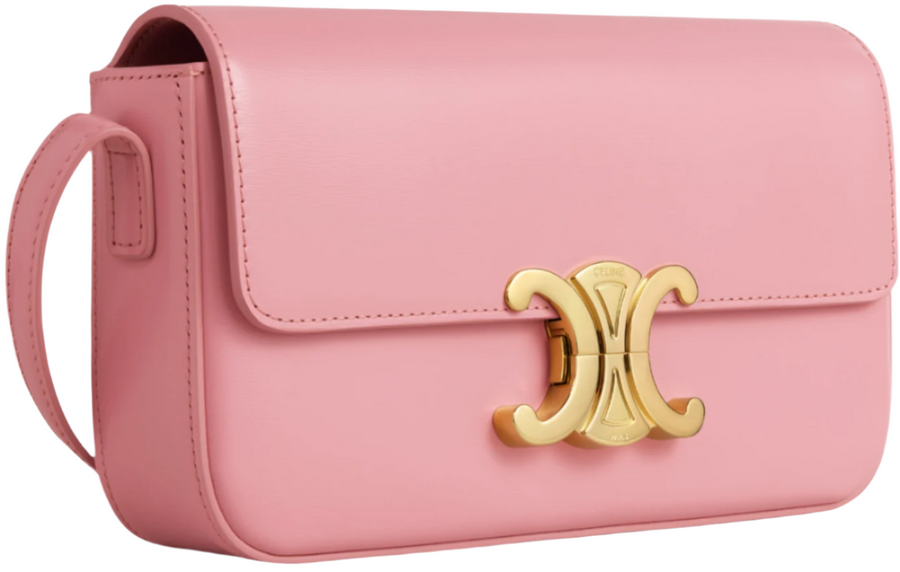 Celine Shoulder Bag Claude In Natural Calfskin "Pink" 2