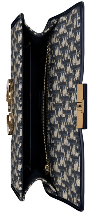 Dior 30 Montaigne bag Oblique Jacquard "Blue" 5