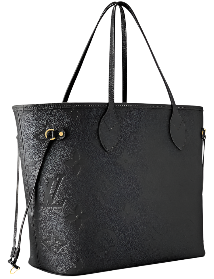 LOUIS VUITTON Neverfull MM Tote Bag "Black" 2