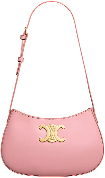 Celine Tilly Bag In Shiny Calfskin "Pink"