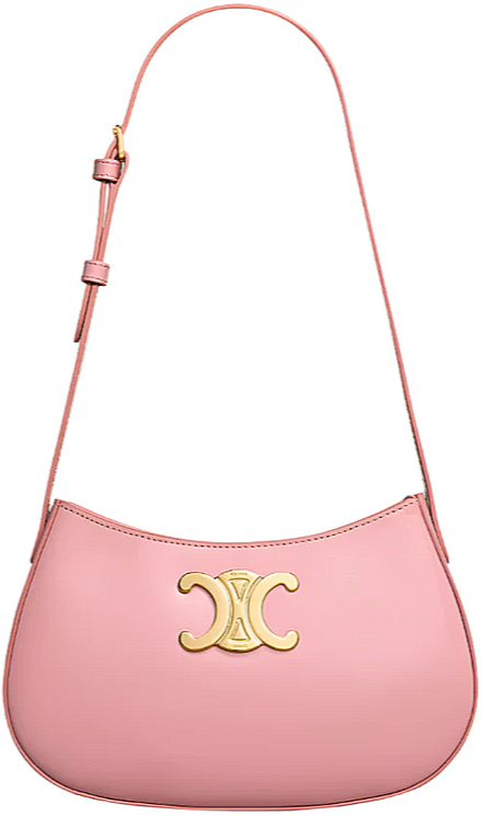 Celine Tilly Bag In Shiny Calfskin "Pink" 1