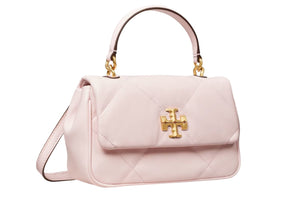 Tory Burch Kira diamond quilt-top handle "Rose Salt" 2