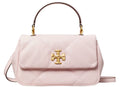 Tory Burch Kira diamond quilt-top handle "Rose Salt"