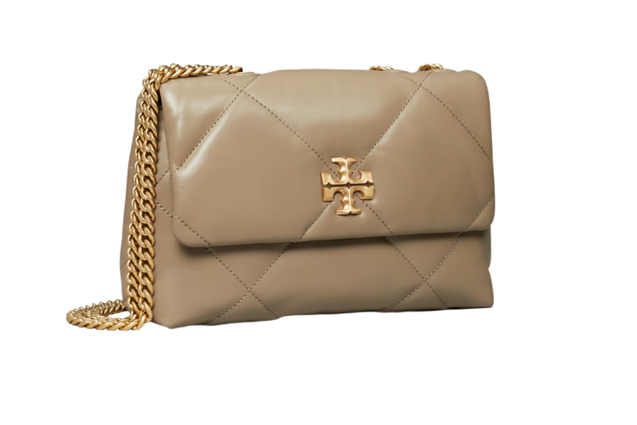 Tory Burch Kira quilted shoulder bag "Taupe Oak" 2