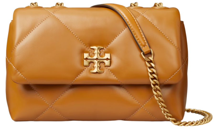 Tory Burch Kira quilted shoulder bag "Tan" 1